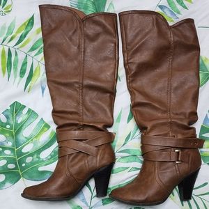 Brown Knee-high Boots